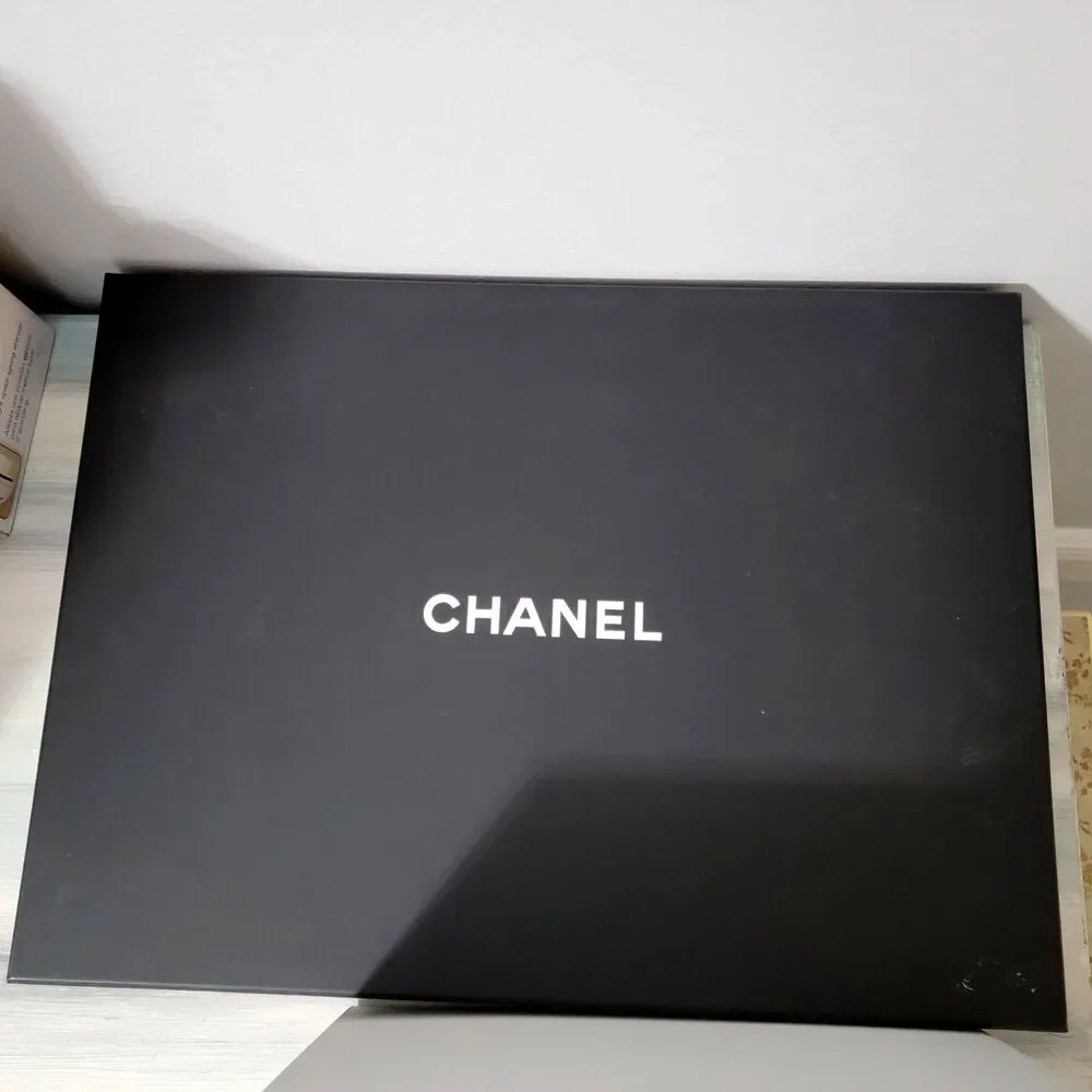 Chanel Large Storage Clothing Lingerie Clutch Portfolio Empty Box